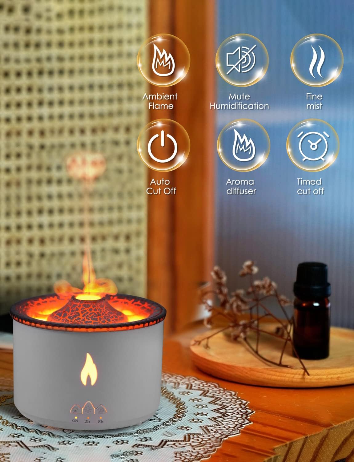 MagmaScents (Humidificateur & Diffuseur de parfum volcanique)